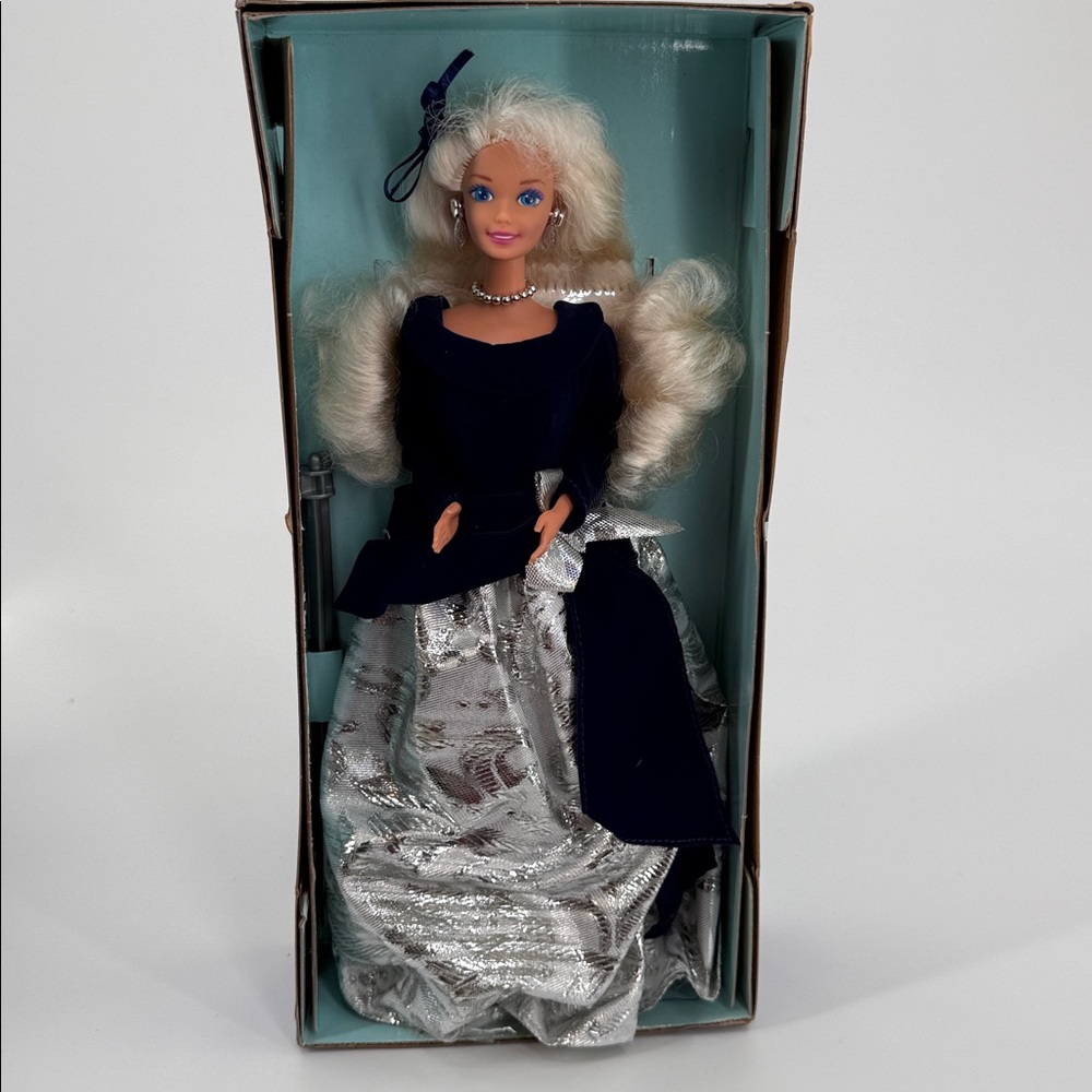 1995 Avon Exclusive- Special Edition Winter Velvet Barbie- First In A Series NEW